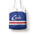 Cape Verde Football Tote Bag Come On Tubaroes Azuis Shark - Wonder Print Shop