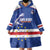 Cape Verde Football Custom Wearable Blanket Hoodie Come On Tubaroes Azuis Shark - Wonder Print Shop