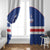 Cape Verde Football Window Curtain Come On Tubaroes Azuis Shark - Wonder Print Shop
