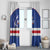 Cape Verde Football Window Curtain Come On Tubaroes Azuis Shark - Wonder Print Shop