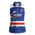 Cape Verde Football Custom Women Sleeveless Polo Shirt Come On Tubaroes Azuis Shark - Wonder Print Shop