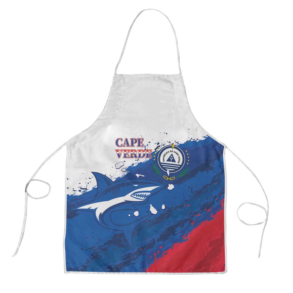 Cape Verde Football Apron Tubaroes Azuis Glory World Cup - Wonder Print Shop