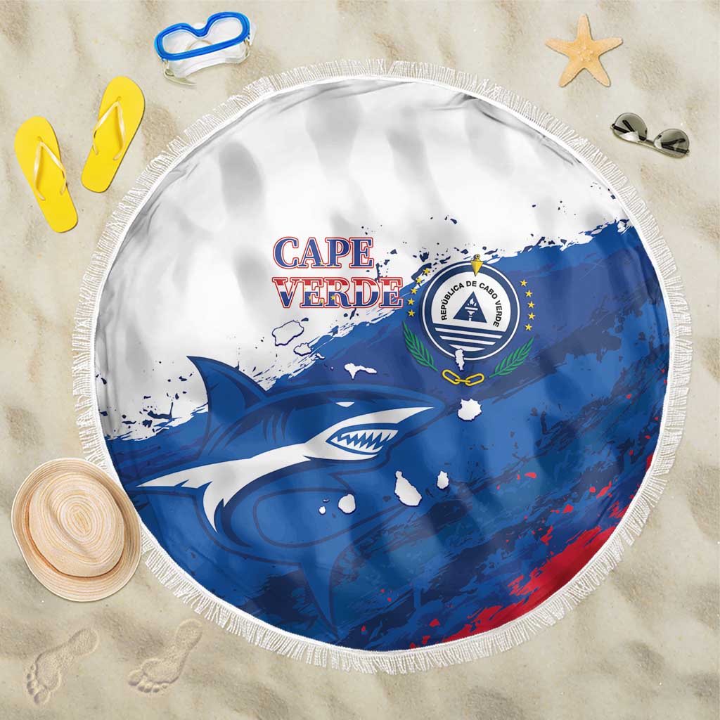 Cape Verde Football Beach Blanket Tubaroes Azuis Glory World Cup - Wonder Print Shop