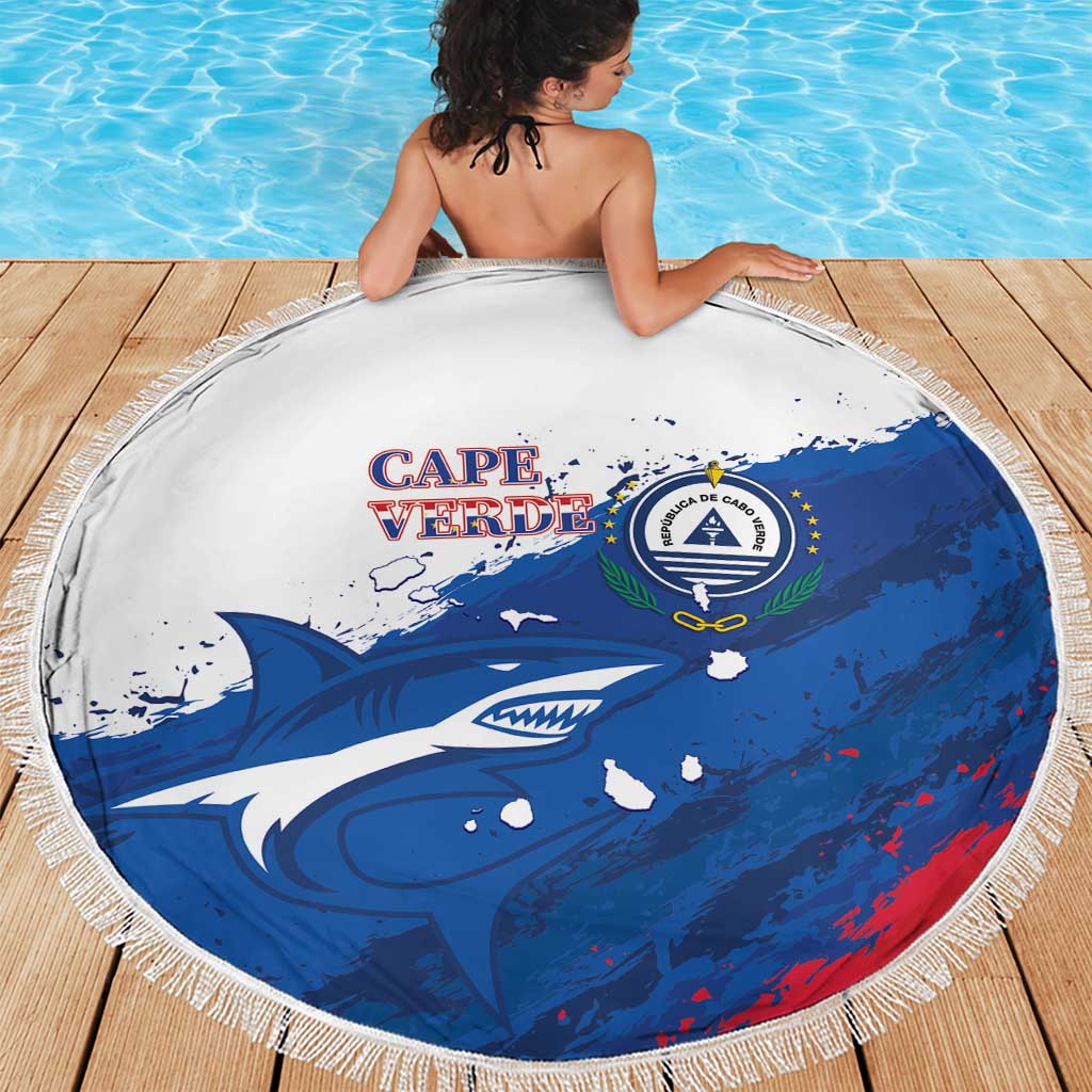 Cape Verde Football Beach Blanket Tubaroes Azuis Glory World Cup - Wonder Print Shop
