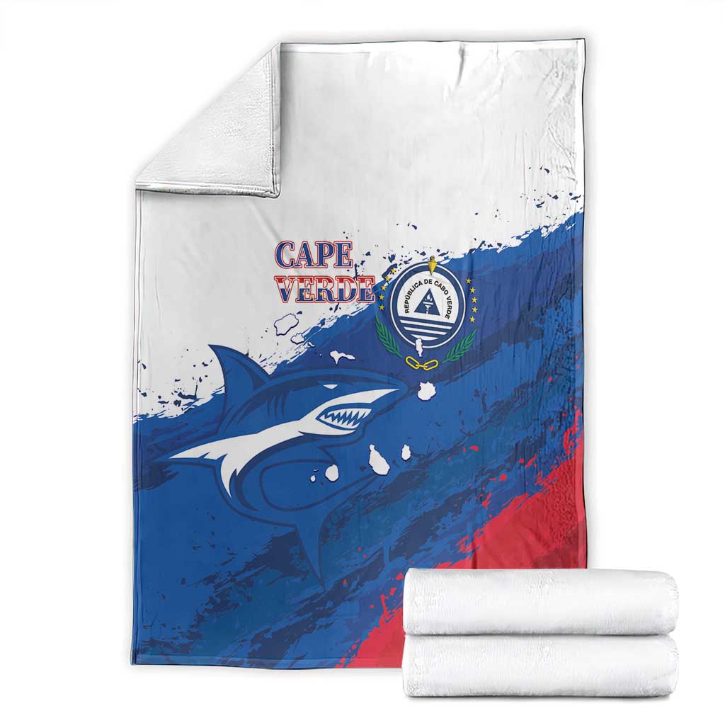 Cape Verde Football Blanket Tubaroes Azuis Glory World Cup - Wonder Print Shop