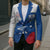 Cape Verde Football Custom Blazer Tubaroes Azuis Glory World Cup - Wonder Print Shop