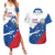 Cape Verde Football Custom Couples Matching Summer Maxi Dress and Hawaiian Shirt Tubaroes Azuis Glory World Cup - Wonder Print Shop