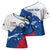 Cape Verde Football Custom Cross Shoulder Shirt Tubaroes Azuis Glory World Cup - Wonder Print Shop