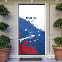 Cape Verde Football Custom Door Cover Tubaroes Azuis Glory World Cup - Wonder Print Shop