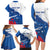 Cape Verde Football Custom Family Matching Long Sleeve Bodycon Dress and Hawaiian Shirt Tubaroes Azuis Glory World Cup - Wonder Print Shop