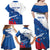Cape Verde Football Custom Family Matching Off Shoulder Maxi Dress and Hawaiian Shirt Tubaroes Azuis Glory World Cup - Wonder Print Shop
