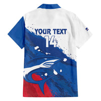 Cape Verde Football Custom Family Matching Off Shoulder Maxi Dress and Hawaiian Shirt Tubaroes Azuis Glory World Cup - Wonder Print Shop