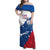 Cape Verde Football Custom Family Matching Off Shoulder Maxi Dress and Hawaiian Shirt Tubaroes Azuis Glory World Cup - Wonder Print Shop