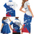 Cape Verde Football Custom Family Matching Short Sleeve Bodycon Dress and Hawaiian Shirt Tubaroes Azuis Glory World Cup - Wonder Print Shop
