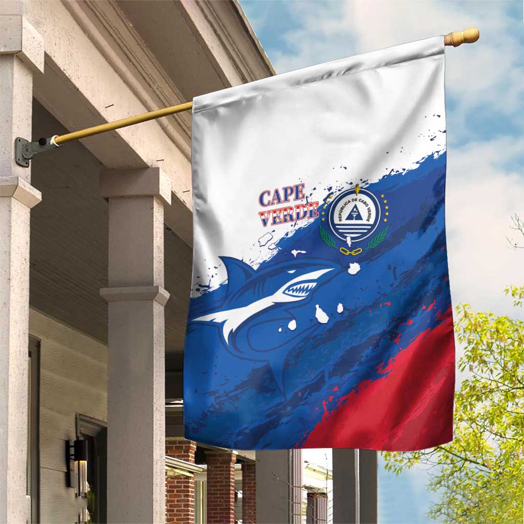 Cape Verde Football Garden Flag Tubaroes Azuis Glory World Cup - Wonder Print Shop