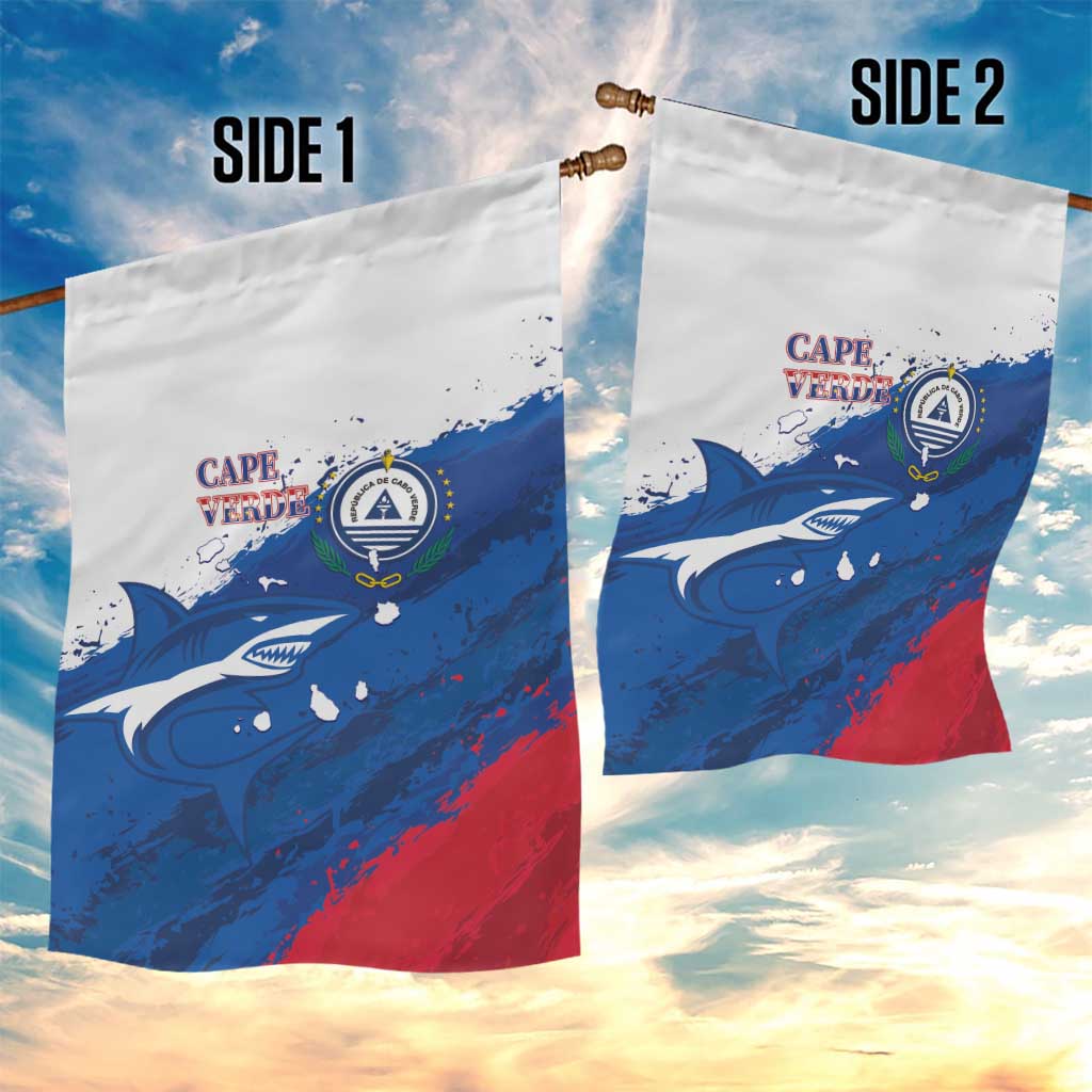 Cape Verde Football Garden Flag Tubaroes Azuis Glory World Cup - Wonder Print Shop