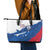 Cape Verde Football Leather Tote Bag Tubaroes Azuis Glory World Cup - Wonder Print Shop