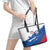 Cape Verde Football Leather Tote Bag Tubaroes Azuis Glory World Cup - Wonder Print Shop