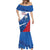 Cape Verde Football Custom Mermaid Dress Tubaroes Azuis Glory World Cup - Wonder Print Shop