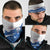 Cape Verde Football Neck Gaiter Tubaroes Azuis Glory World Cup - Wonder Print Shop