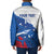 Cape Verde Football Custom Padded Jacket Tubaroes Azuis Glory World Cup - Wonder Print Shop
