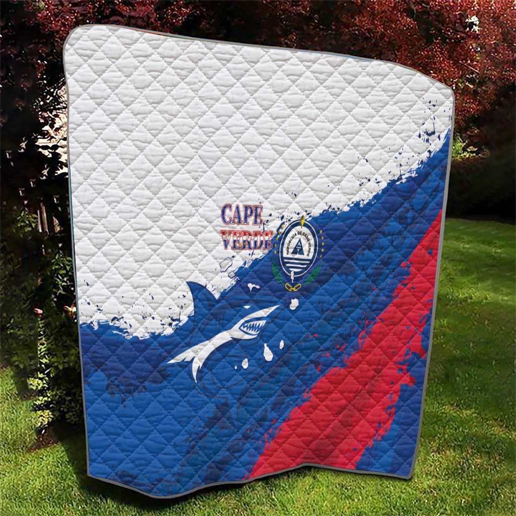 Cape Verde Football Quilt Tubaroes Azuis Glory World Cup - Wonder Print Shop