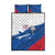 Cape Verde Football Quilt Bed Set Tubaroes Azuis Glory World Cup - Wonder Print Shop