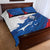 Cape Verde Football Quilt Bed Set Tubaroes Azuis Glory World Cup - Wonder Print Shop