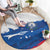 Cape Verde Football Round Carpet Tubaroes Azuis Glory World Cup - Wonder Print Shop