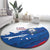 Cape Verde Football Round Carpet Tubaroes Azuis Glory World Cup - Wonder Print Shop