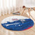 Cape Verde Football Round Carpet Tubaroes Azuis Glory World Cup - Wonder Print Shop