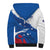 Cape Verde Football Custom Sherpa Hoodie Tubaroes Azuis Glory World Cup - Wonder Print Shop