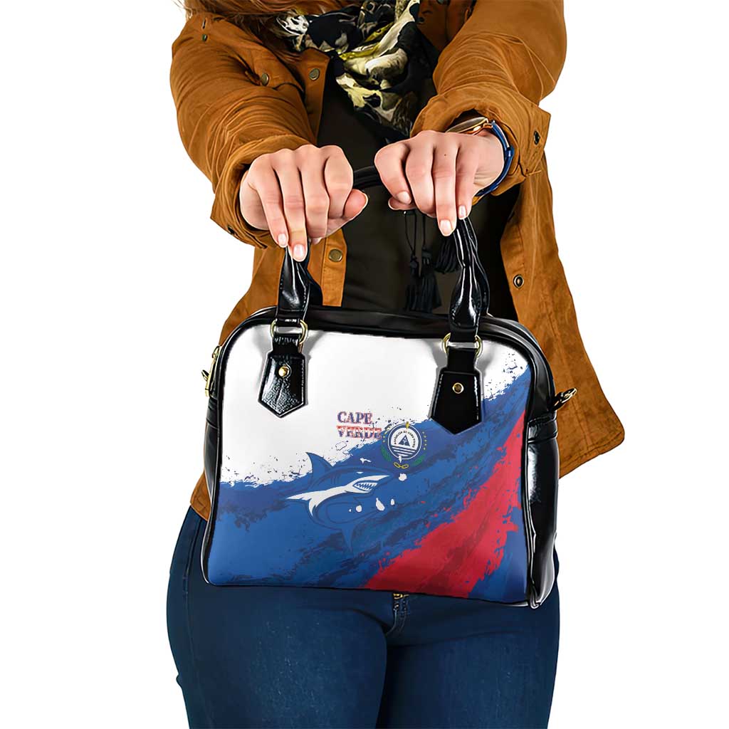 Cape Verde Football Shoulder Handbag Tubaroes Azuis Glory World Cup - Wonder Print Shop