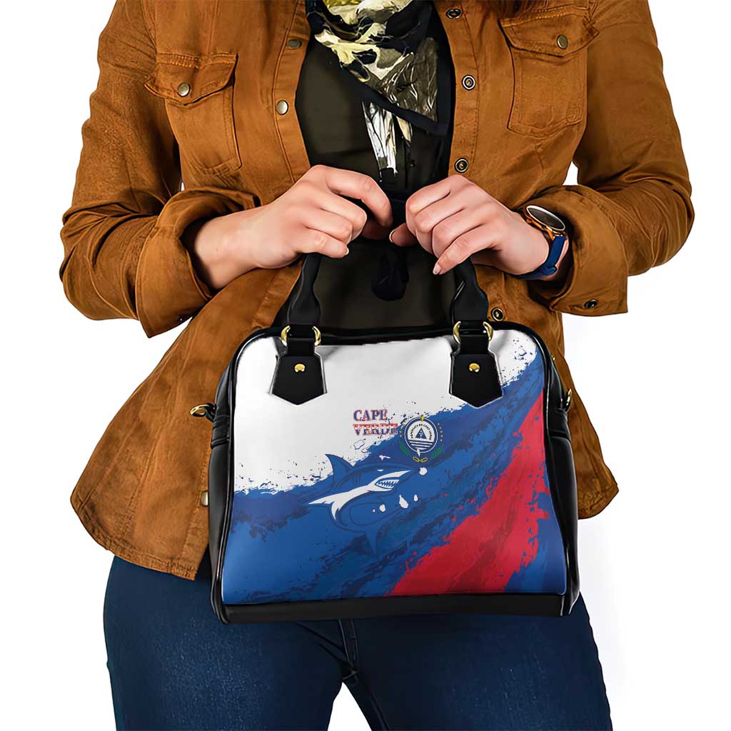 Cape Verde Football Shoulder Handbag Tubaroes Azuis Glory World Cup - Wonder Print Shop