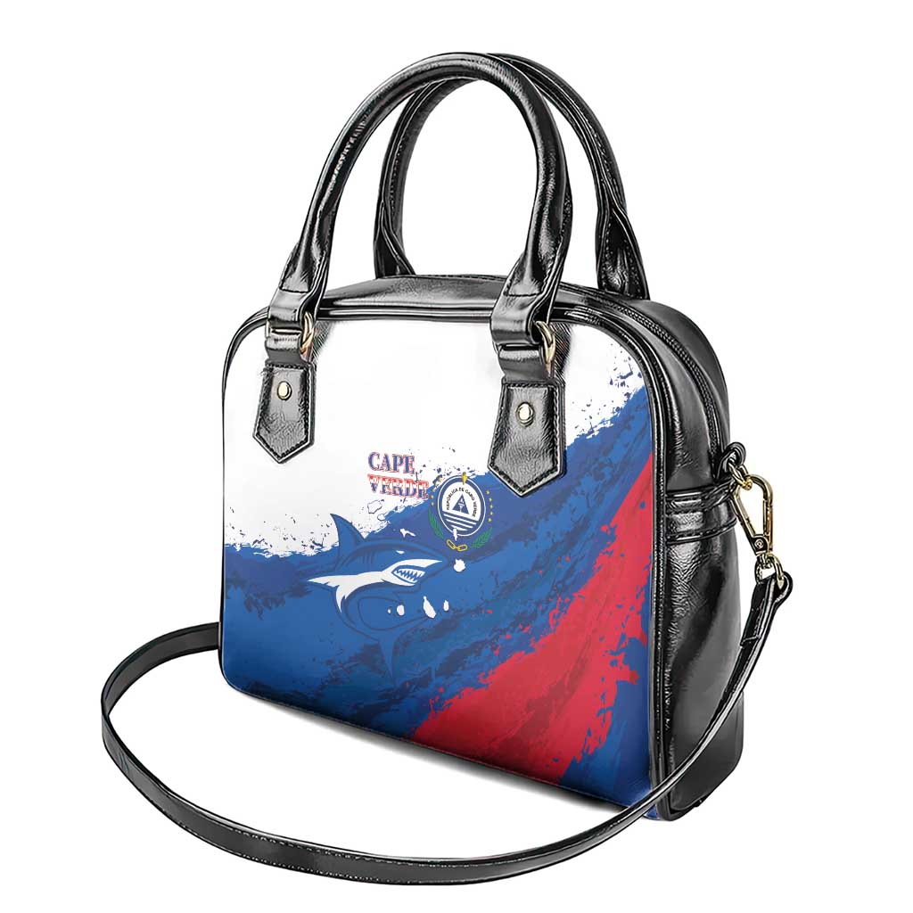 Cape Verde Football Shoulder Handbag Tubaroes Azuis Glory World Cup - Wonder Print Shop
