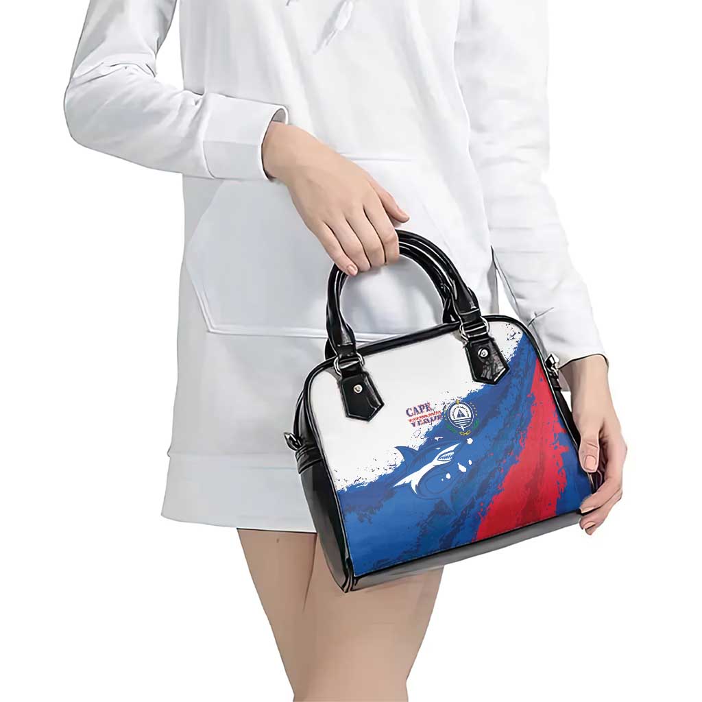 Cape Verde Football Shoulder Handbag Tubaroes Azuis Glory World Cup - Wonder Print Shop
