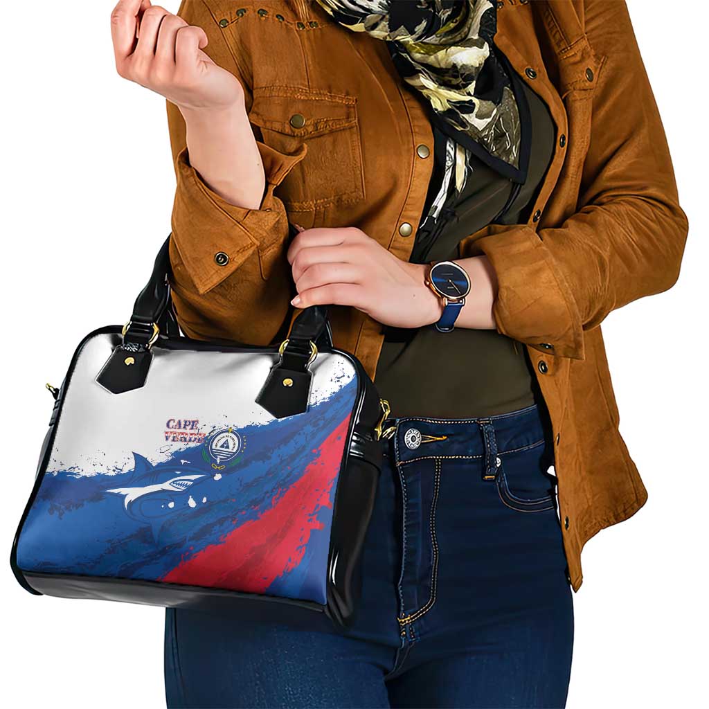 Cape Verde Football Shoulder Handbag Tubaroes Azuis Glory World Cup - Wonder Print Shop