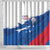 Cape Verde Football Shower Curtain Tubaroes Azuis Glory World Cup - Wonder Print Shop