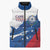 Cape Verde Football Custom Sleeveless Puffer Jacket Tubaroes Azuis Glory World Cup - Wonder Print Shop