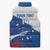 Cape Verde Football Custom Sleeveless Puffer Jacket Tubaroes Azuis Glory World Cup - Wonder Print Shop