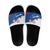 Cape Verde Football Slide Sandals Tubaroes Azuis Glory World Cup - Wonder Print Shop