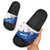 Cape Verde Football Slide Sandals Tubaroes Azuis Glory World Cup - Wonder Print Shop