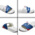 Cape Verde Football Slide Sandals Tubaroes Azuis Glory World Cup - Wonder Print Shop
