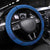 Cape Verde Football Steering Wheel Cover Tubaroes Azuis Glory World Cup - Wonder Print Shop