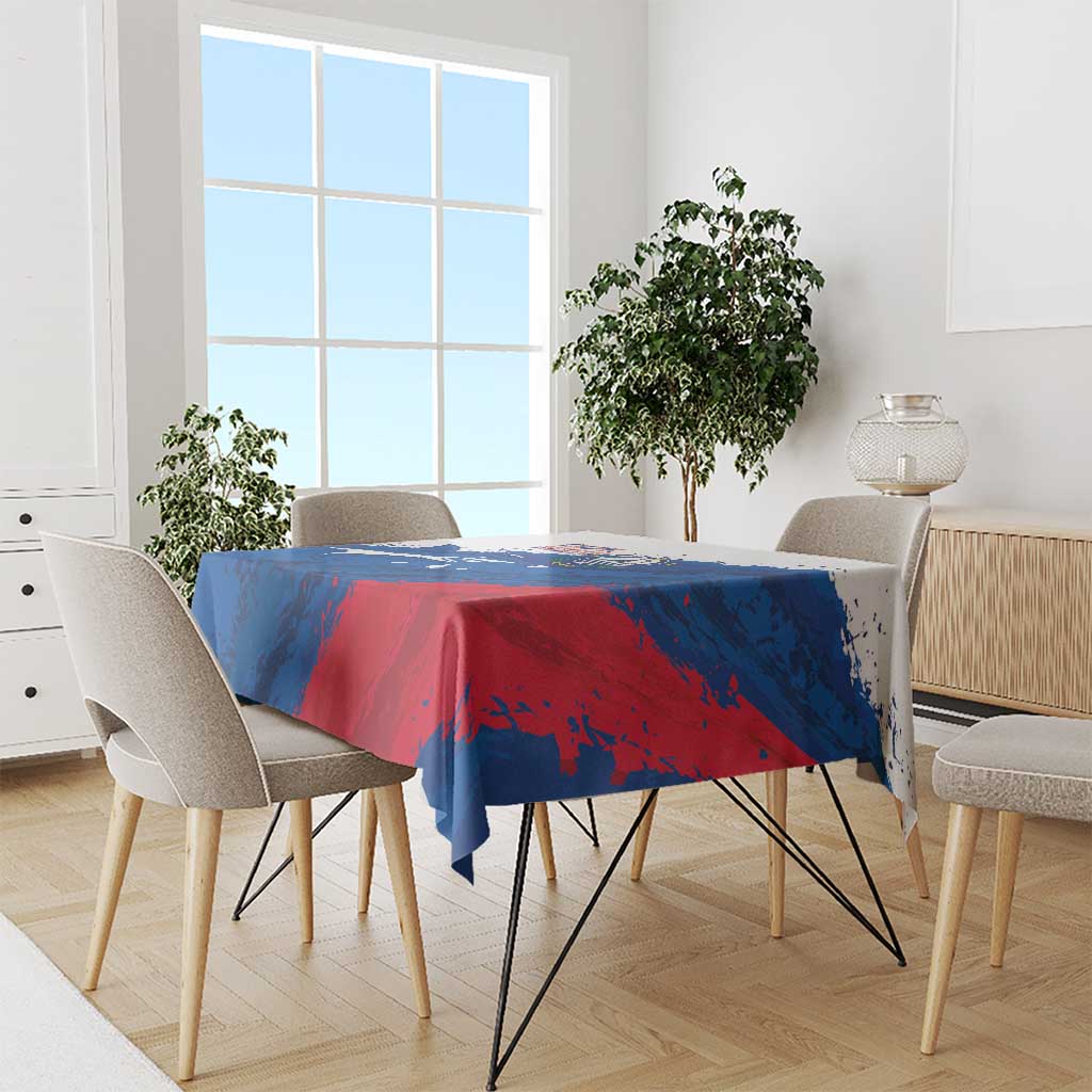 Cape Verde Football Tablecloth Tubaroes Azuis Glory World Cup - Wonder Print Shop