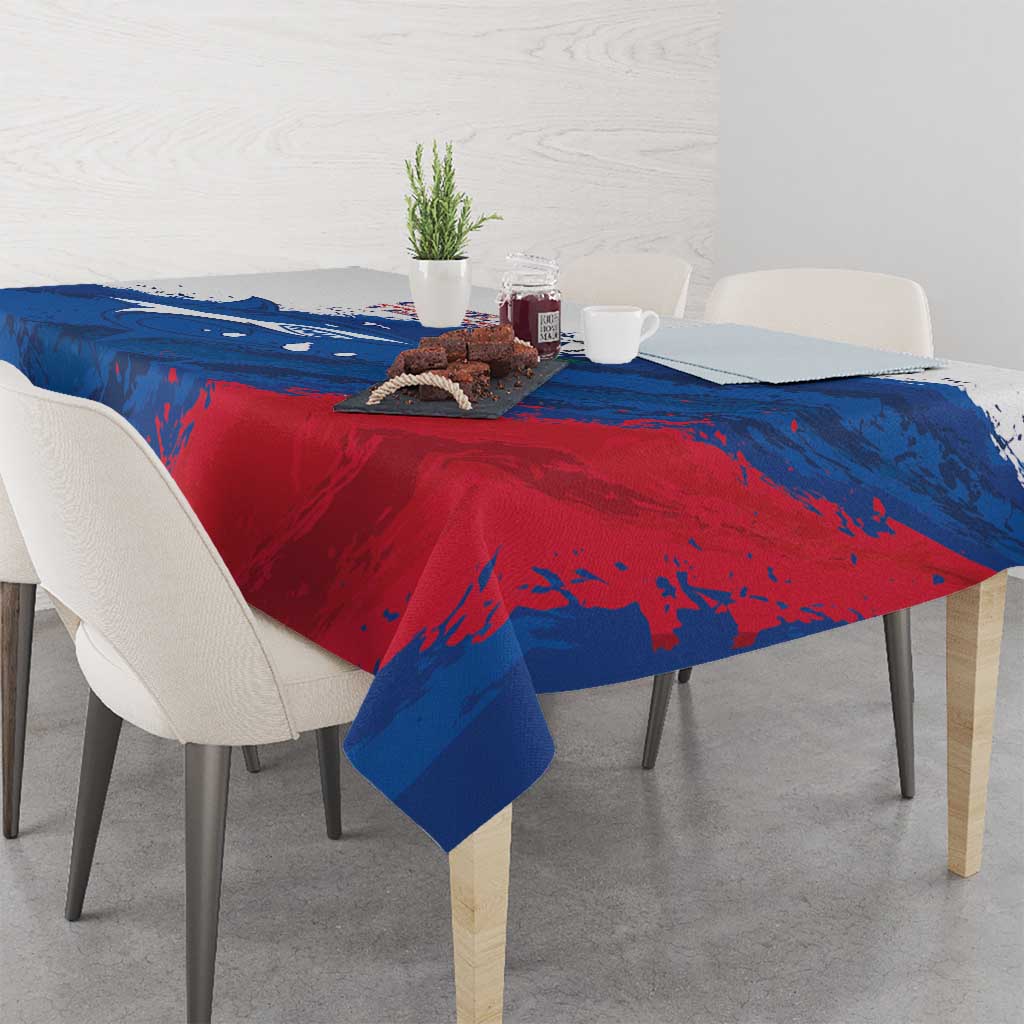 Cape Verde Football Tablecloth Tubaroes Azuis Glory World Cup - Wonder Print Shop