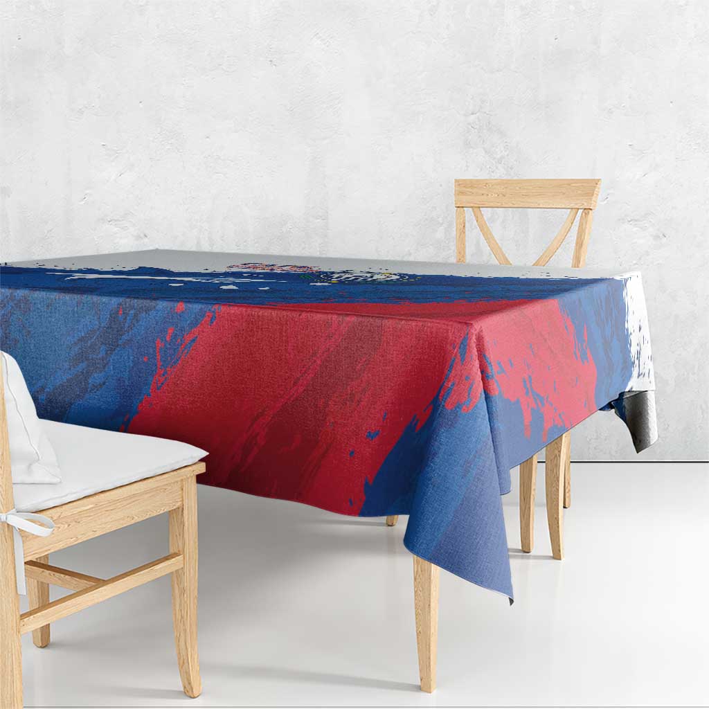Cape Verde Football Tablecloth Tubaroes Azuis Glory World Cup - Wonder Print Shop