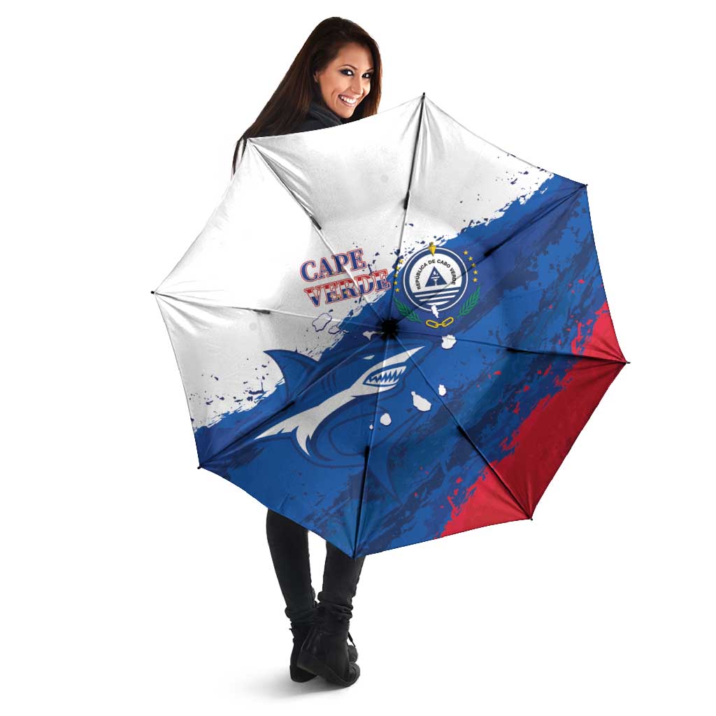 Cape Verde Football Umbrella Tubaroes Azuis Glory World Cup - Wonder Print Shop