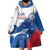 Cape Verde Football Custom Wearable Blanket Hoodie Tubaroes Azuis Glory World Cup - Wonder Print Shop