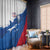 Cape Verde Football Window Curtain Tubaroes Azuis Glory World Cup - Wonder Print Shop